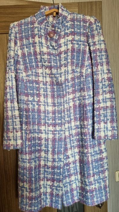 Пальто букле демисезонное