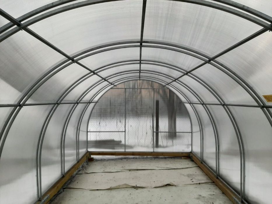 Теплица Новинка 3м, двойные дуги