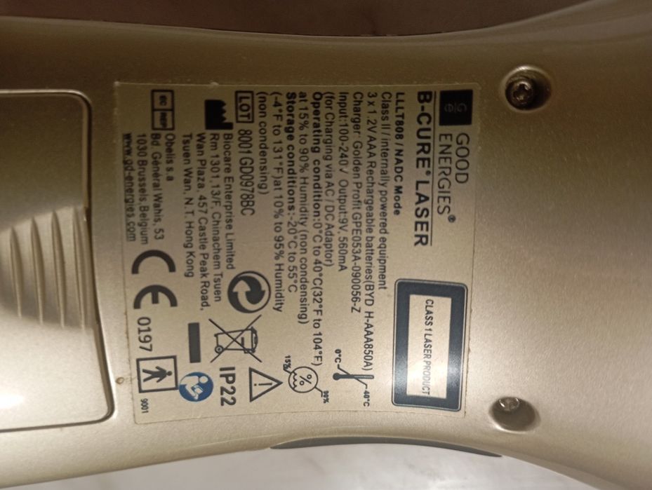 B Cure Laser LLLT 808 fizioterapie