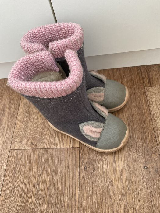 Зимние валенки котофей на девочку