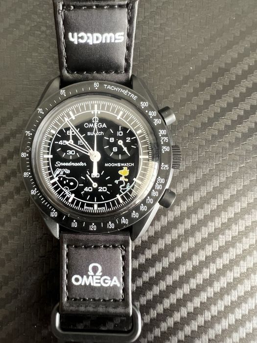 Omega X Swatch Mission to the moon Snoopy edition
