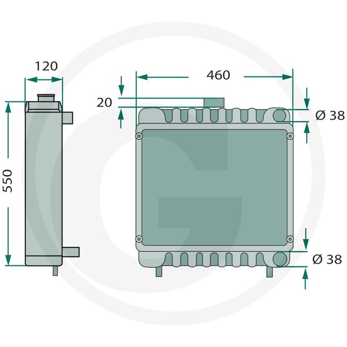 Radiator racire apa STEYR plus