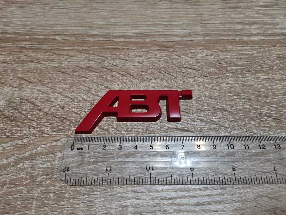 червена емблема Ауди АБТ Audi ABT малък размер