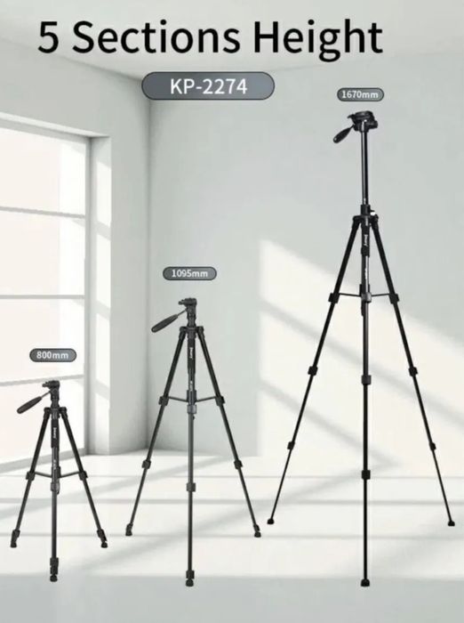 Штатив Трипод фото ва видео тасвир учун