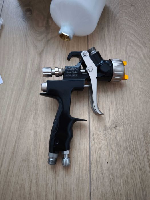 Pistol de Vopsit NTools Nou cu 2 Duze 1.3mm 1.7mm HVLP 600ml