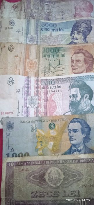 Monede si bancnote vechi romanesti