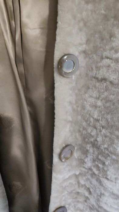 Шуба женская цигейковая