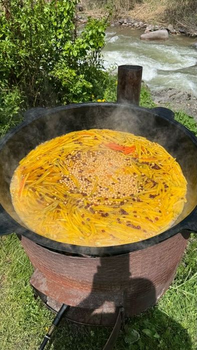 9 Повар на выезд: Плов, Куырдак, Сырне, Шорпа, Казан кебаб.
