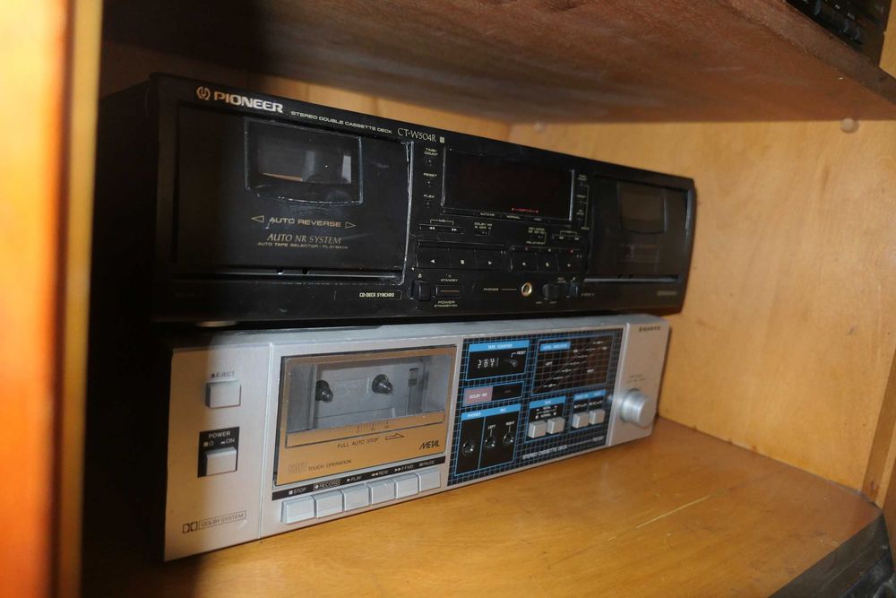 Dublu Deck Pioneer Sanyo Kenwood Yamaha Sony Teac JVC Caseta