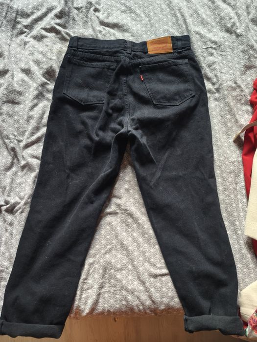 Blugi negri originali Levis classic fit