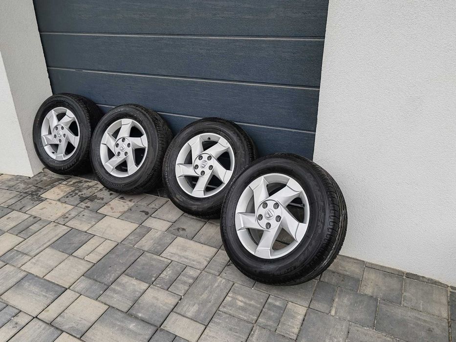 Vând original jante/roți de vară DACIA DUSTER, dimensiune 215/65/16,