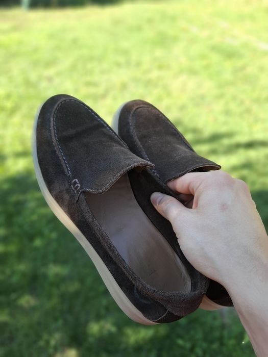 Loafers suede brown