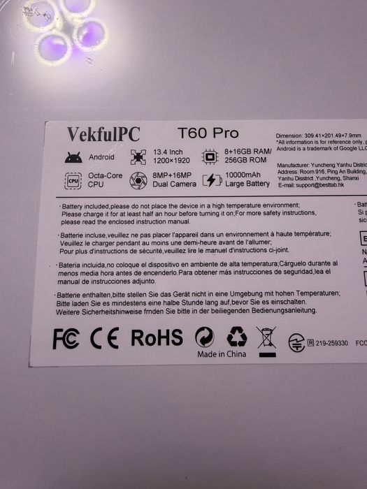 Tableta VekfulPC 24GB
