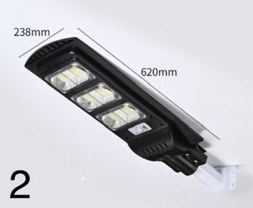 Соларна LED улична лампа с дистанционно IP67 320 LED и сензор за движение