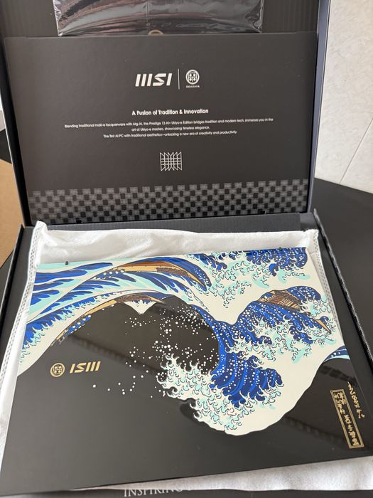MSI Prestige 13 AI+ Ukiyoe Edition A2VMG – ediție specială – NOU/SIGILAT