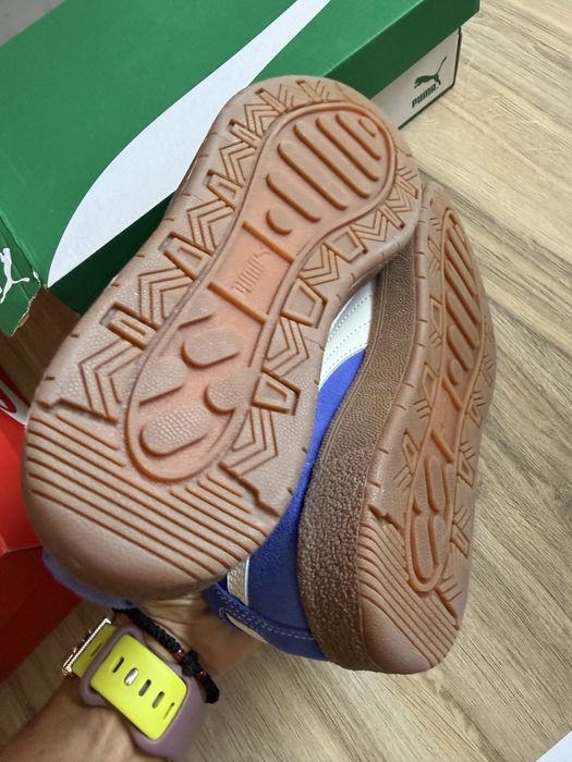 Оригинални ново сини кожени кецове Puma ! 41 н