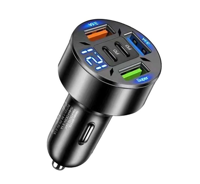 incarcatoare auto fast charge 66w iPhone Samsung Xiaomi Huawei Honor