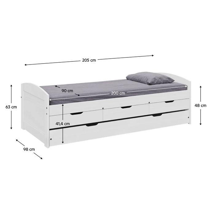 Vand pat 90x200 lemn