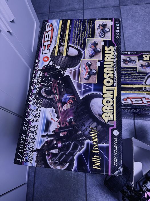 Vand automodel masinuta rc telecomanda 1/10 hsp brontosaurus noi