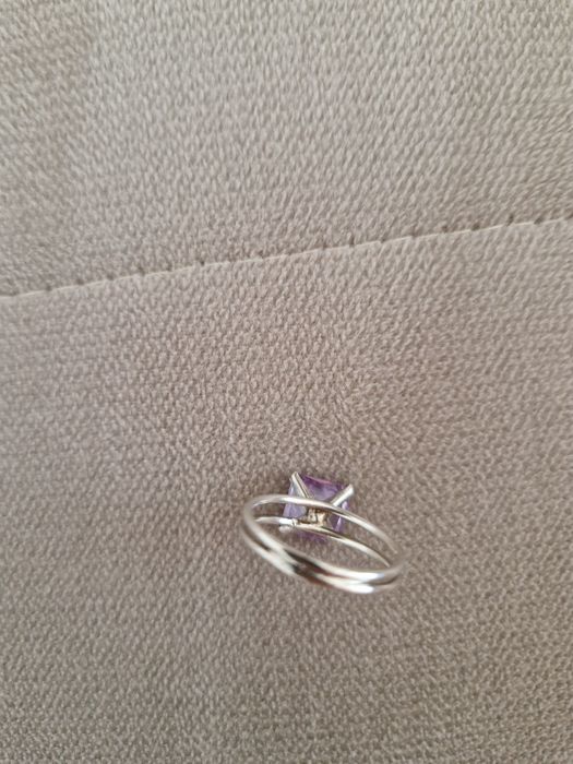 Inel argint cu piatra mov
