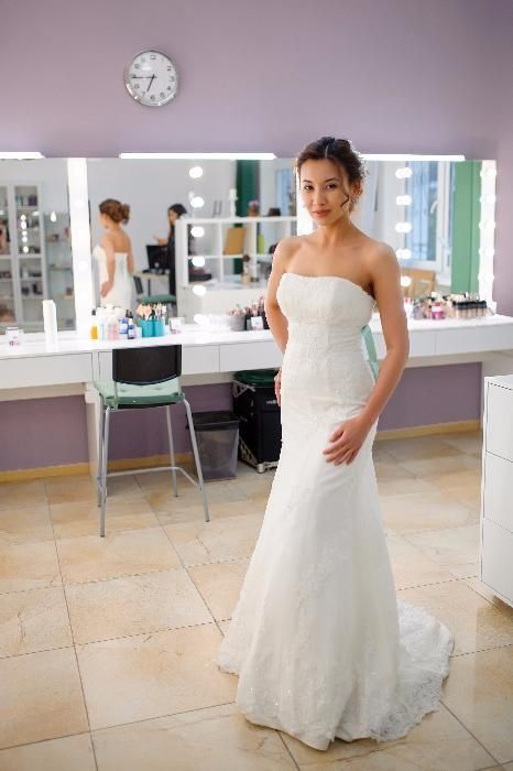 Стильное свадебное платье