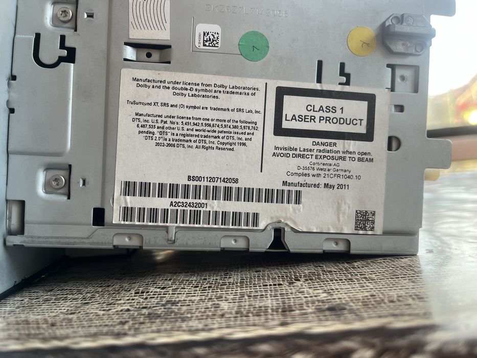 Оригинална мултимедия 7’’ Columbus от Шкода Октавия 2 2011г.