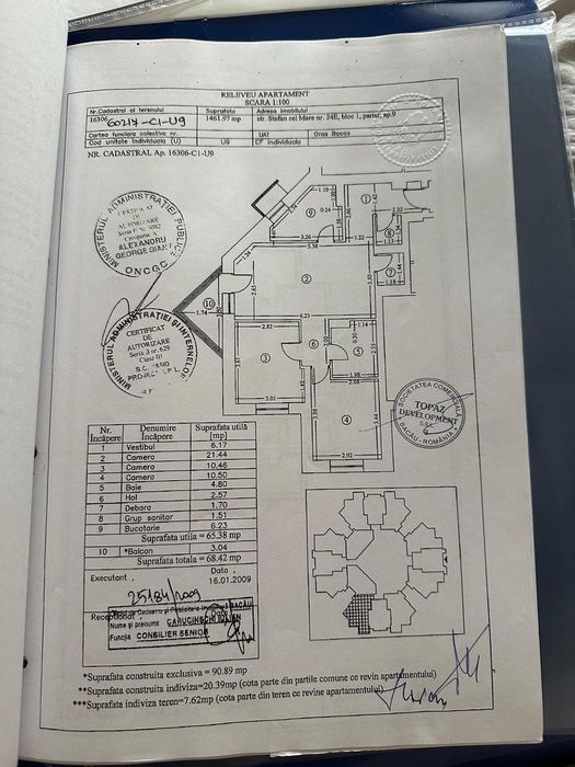 Apartament de 3 camere - Bacău (Str. Ștefan cel Mare)