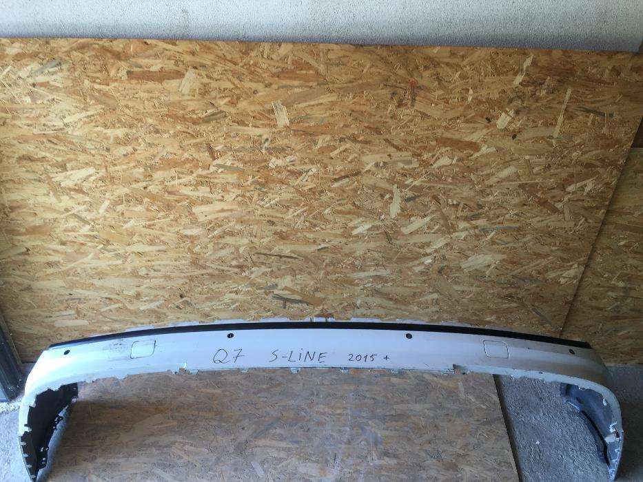 Difuzor, spoiler inferior bara spate Audi Q7 S line 2015+, original