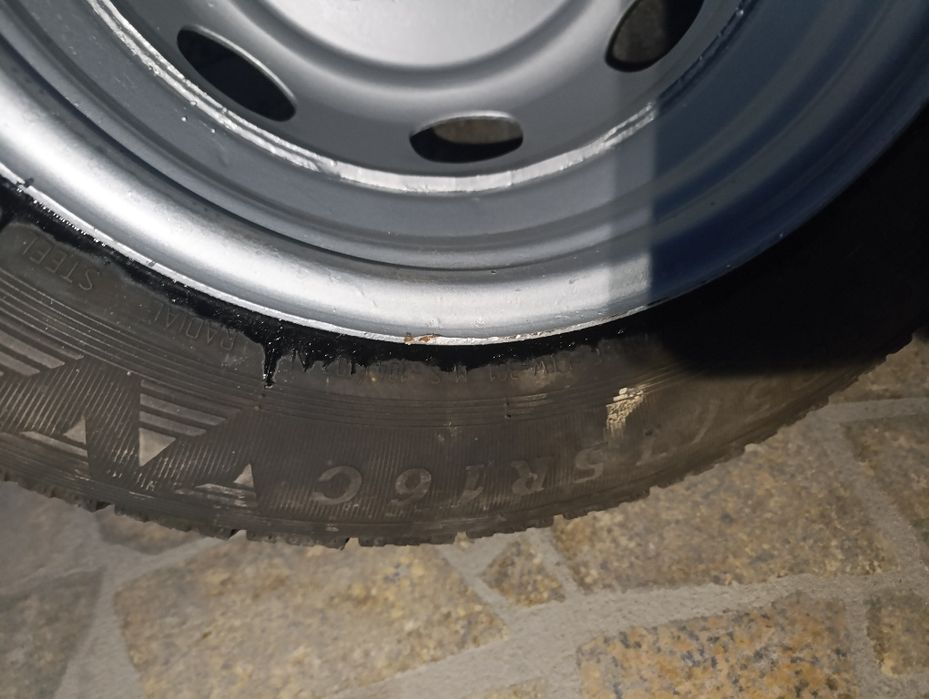 Диск с резиной на Газель