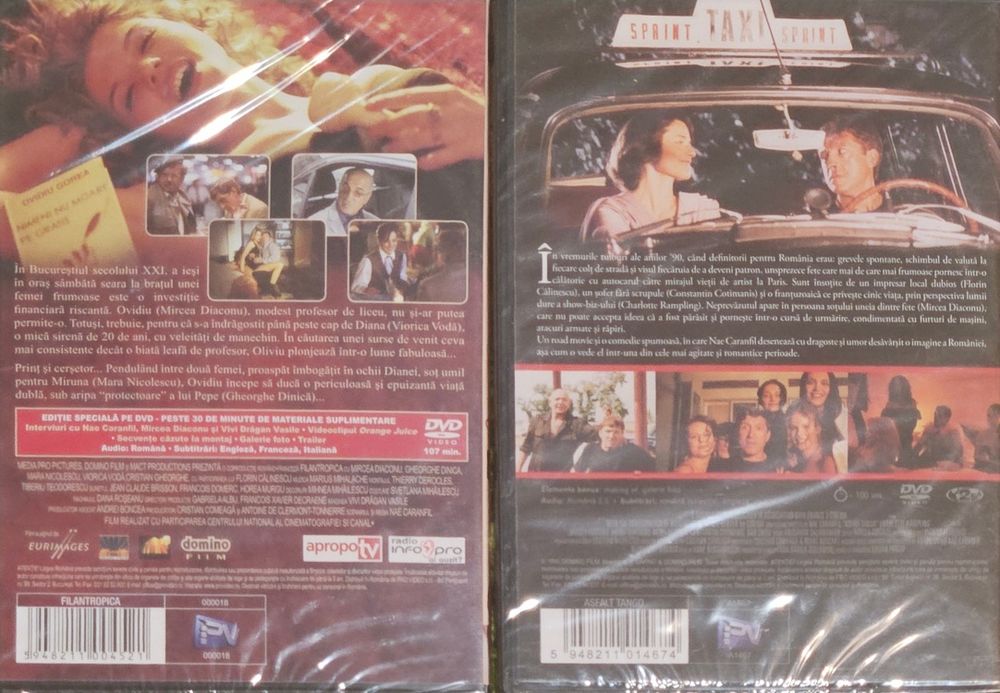 Colecția Nae Caranfil - Asfalt Tango + Filantropica - DVD SIGILATE