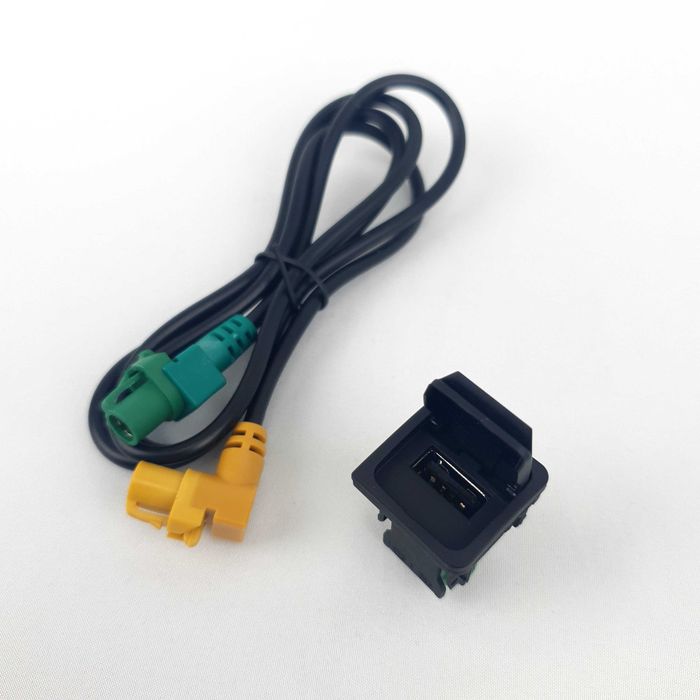 Adaptor USB VW Audi Skoda Seat – Cablu USB 4 Pini – RNS315 RNS510 RCD510 – Bolero Columbus Amundsen – CarPlay Android Auto – Golf 5 Golf 6 Passat –Z19