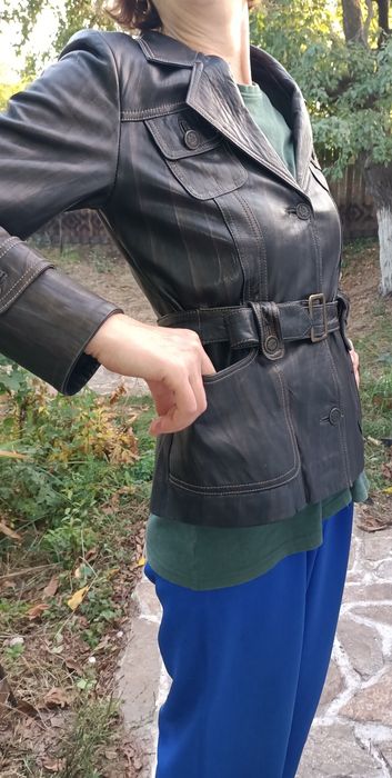 Geaca piele naturala fina