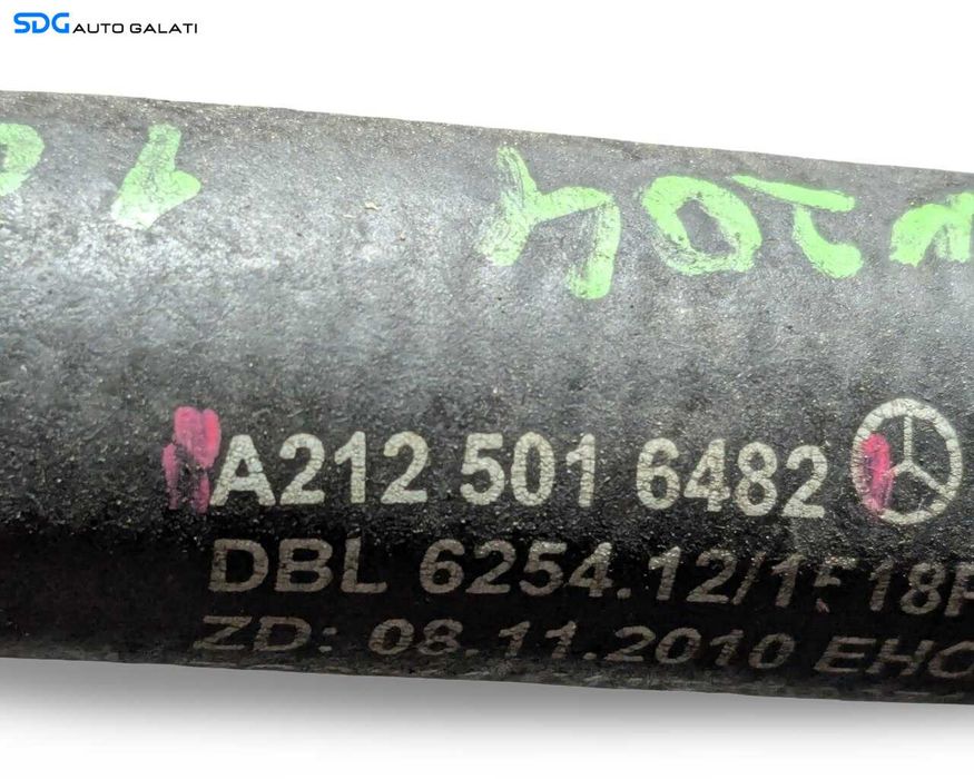 Furtun Conducta Apa Lichid Racire Mercedes Clasa E Class W212 2.2 CDI 2009 - 2016 Cod A2125016482 [LR4898]