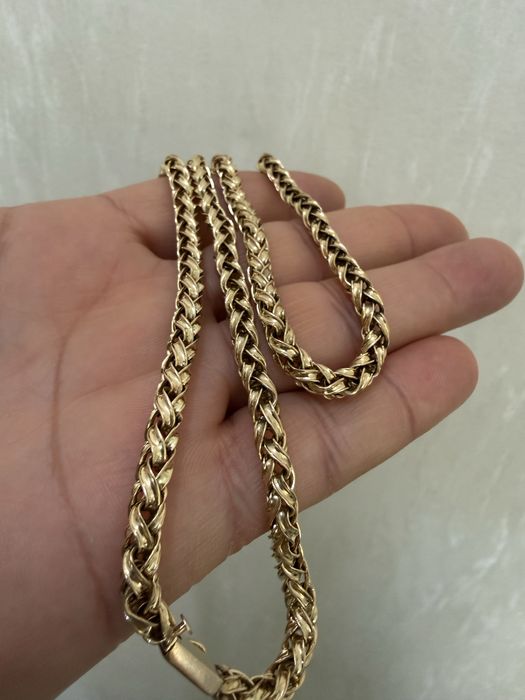 Lant din aur de 14k model deosebit