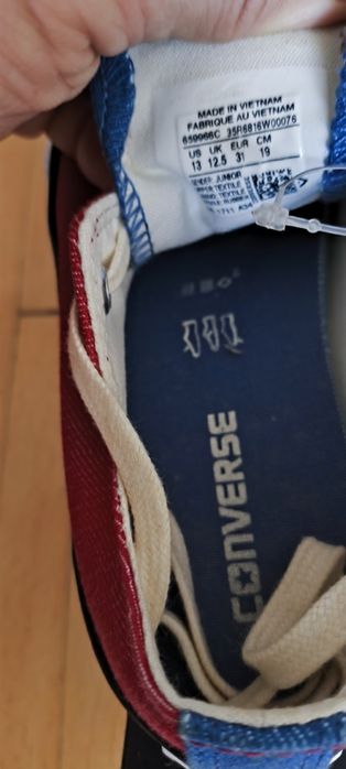 Converse All Star/ Tenisi copii 31 ca noi/rosu+albastru