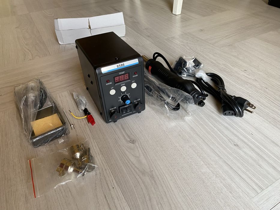 Statie de lipit, aer cald+ lecton