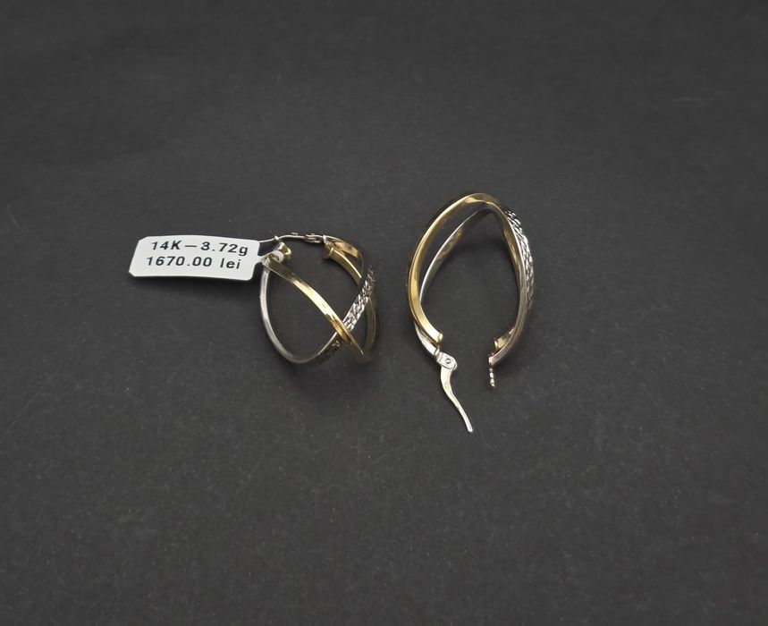 Cercei aur 14k 3.72gr