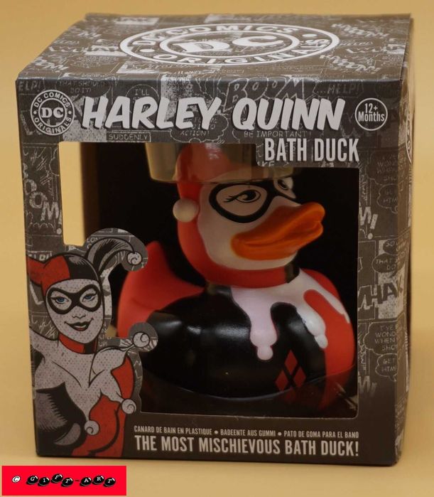 rata cauciuc baie in cutie cadou DC Comics HARLEY QUINN originala