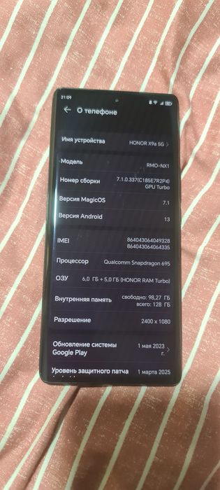 Honor X9a 5G 128gb