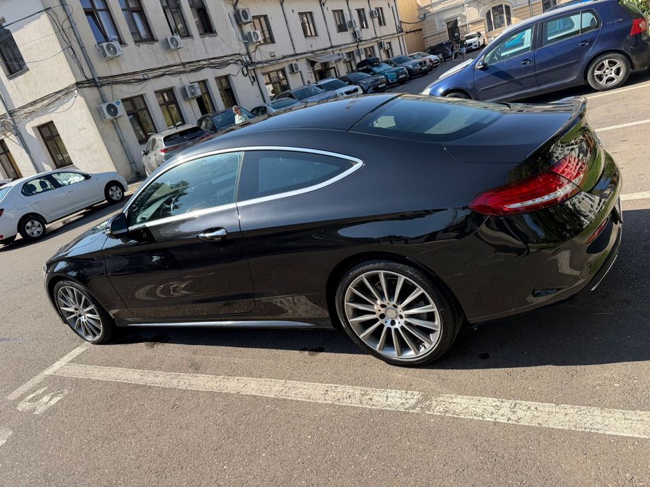 Mercedes-Benz C180 AMG Coupe | 1.6 Benzină 156 CP | Automat | Burmester | 80.000 km | 2 seturi jante