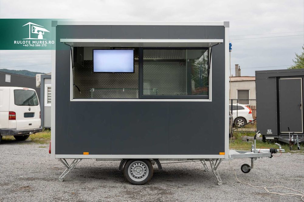 Rulota comerciala FAST FOOD, BURGER, FOOD TRUCK - PE STOC !!