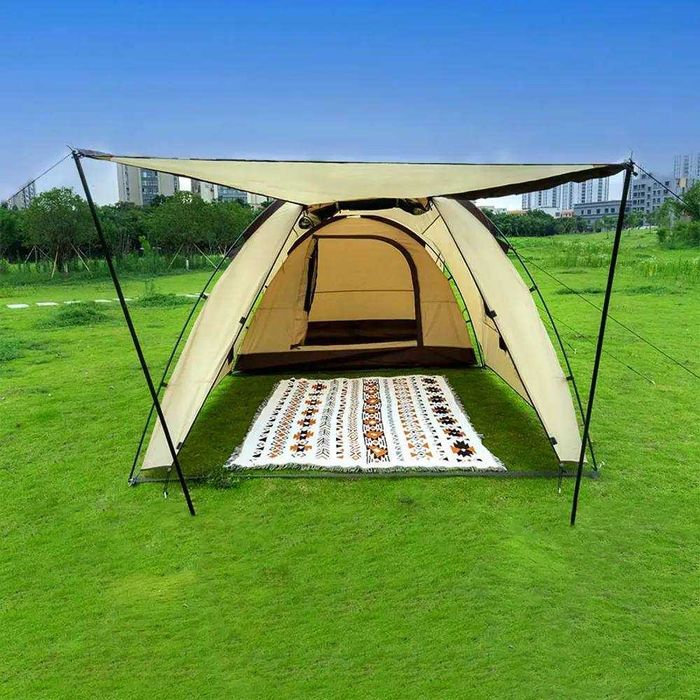 Палатка-235(450)х250х165 см 2 комнатный  6-местний Доставка бесплатно