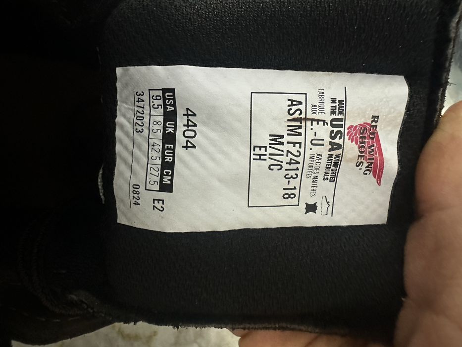 Ботинка Red Wing новый размер 42,5