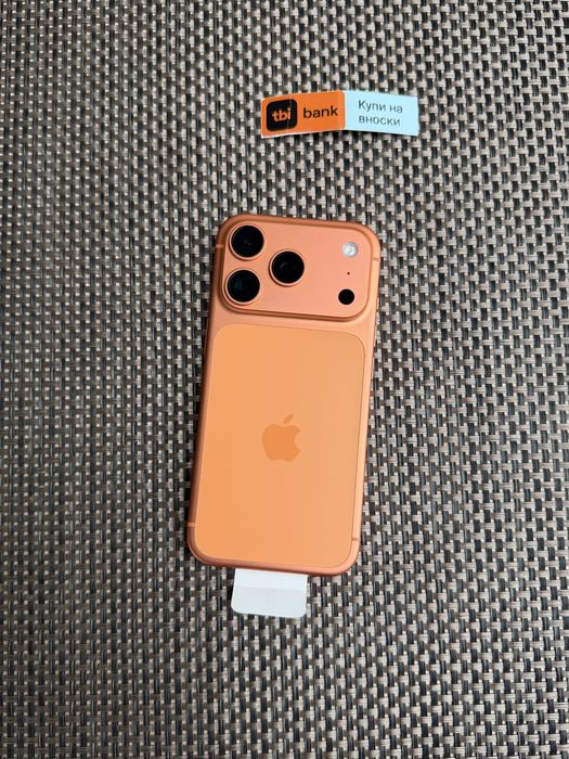 КАТО НОВ! *ЛИЗИНГ* iPhone 17 Pro 256Gb Cosmic Orange ГАРАНЦИЯ