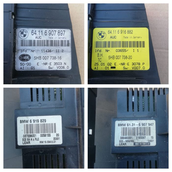 Modul climatronic panou comanda AC 64116916882 bmw E46 320d 150 cp