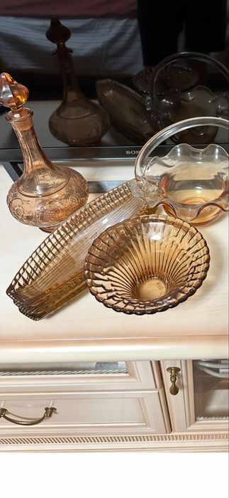 Вазы-конфетницы Чехия 8500