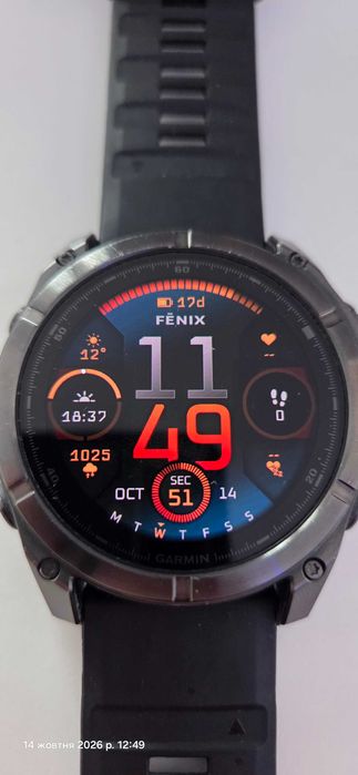 Garmin Fenix 8 AMOLED 51mm. Used.