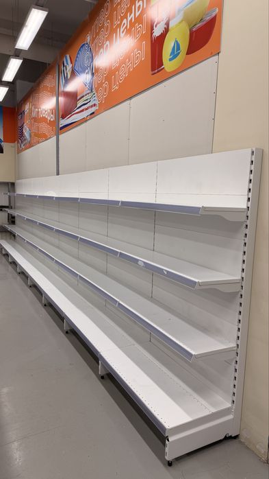 Стеллажи торговые металлические