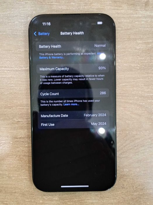 iPhone 15 – 128 GB | 93% Battery Health | Черен