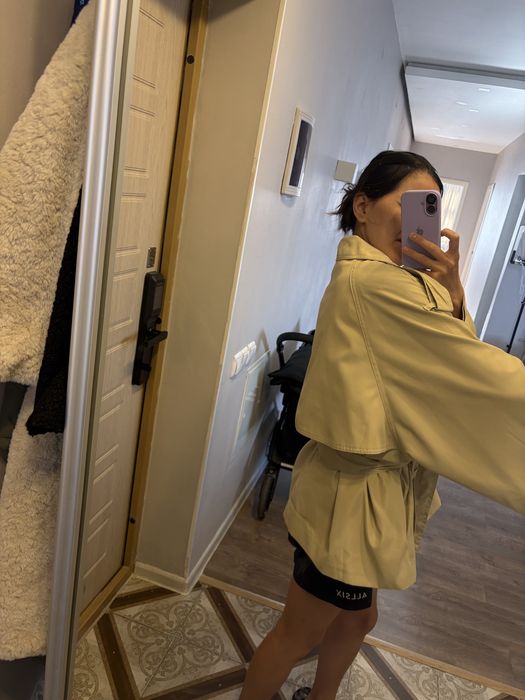 Новый тренч укороченный